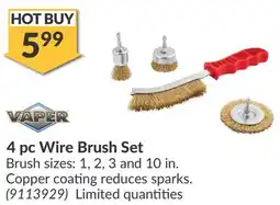 Princess Auto 4 pc Wire Brush Set offer