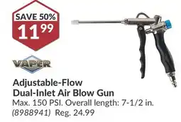 Princess Auto Adjustable-Flow Dual-Inlet Air Blow Gun offer