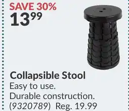 Princess Auto Collapsible Stool offer