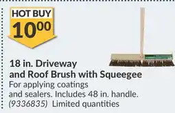 Princess Auto 18 in. Driveway and Roof Brush offer