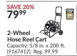 Princess Auto 2-Wheel Hose Reel Cart offer