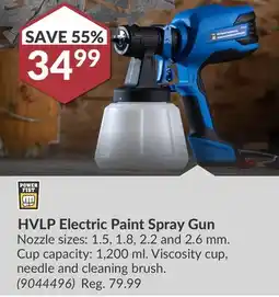 Princess Auto HVLP Electric Paint Spray Gun offer