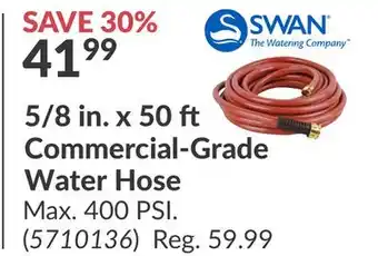 Princess Auto 5/8 in. x 50 ft Commercial-Grade Water Hose offer