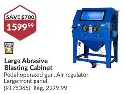 Princess Auto Large Abrasive Blasting Cabinet offer