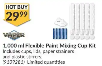 Princess Auto 1.000 ml Flexible Paint Mixing Cup Kit offer