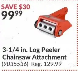 Princess Auto 3-1/4 in. Log Peeler Chainsaw Attachment offer