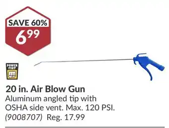 Princess Auto 20 in. Air Blow Gun offer