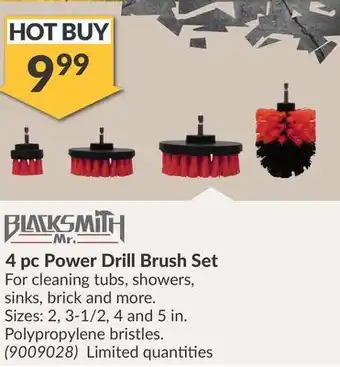 Princess Auto 4 pc Power Drill Brush offer