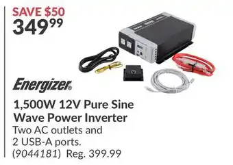 Princess Auto 1, 500W 12V Pure Sine Wave Power Inverter offer