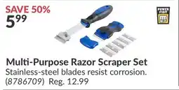 Princess Auto Multi-Purpose Razor Scraper Set offer