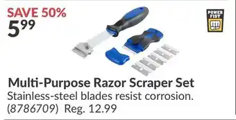 Princess Auto Multi-Purpose Razor Scraper Set offer