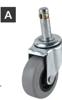 Princess Auto Thermoplastic Swivel Stem Rubber Casters offer