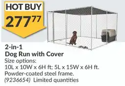 Princess Auto 2-in-1 Dog Run with Cover offer