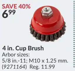 Princess Auto 4 in. Cup Brush offer