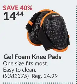 Princess Auto Gel Foam Knee Pads offer