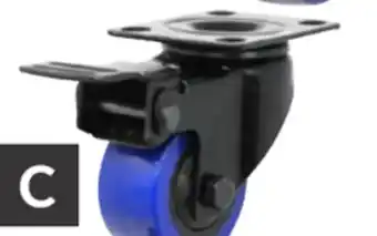 Princess Auto 2 in Blue Diamond TPU Casters offer