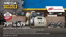 Princess Auto Ingersoll Rand Air Tools/Equipment offer