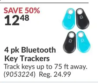 Princess Auto 4 pk Bluetooth Key Trackers offer