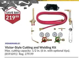 Princess Auto Victor-Style Cutting and Welding Kit offer