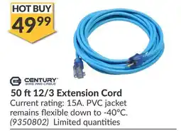 Princess Auto 50 ft 12/3 Extension Cord offer