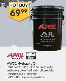 Princess Auto AW32 Hydraulic Oil offer