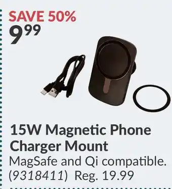 Princess Auto 15W Magnetic Phone Charger offer