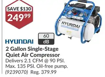 Princess Auto 2 Gallon Single-Stage Quiet Air Compressor offer