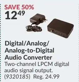 Princess Auto Analog/Analog-to-Digital Audio Converter offer