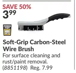 Princess Auto Soft-Grip Carbon-Steel Wire Brush offer