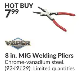 Princess Auto 8 in. MIG Welding Pliers offer