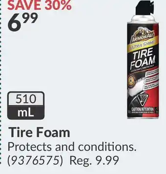 Princess Auto Tire Foam offer