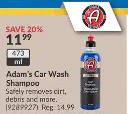 Princess Auto Adam's Car Wash Shampoo offer