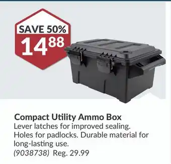 Princess Auto Compact Utility Ammo Box offer