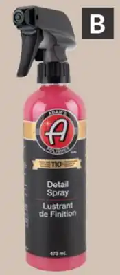 Princess Auto Adam's Exterior Detail Spray offer