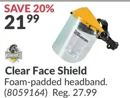 Princess Auto Clear Face Shield offer