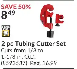 Princess Auto 2 pc Tubing Cutter Set offer