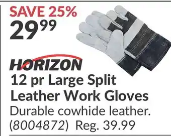 Princess Auto Large Split Leather Work Gloves offer