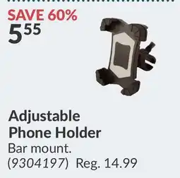 Princess Auto Adjustable Phone Holder offer