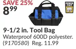 Princess Auto 9-1/2 in. Tool Bag offer