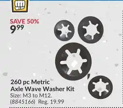 Princess Auto 260 pc Metric Axle Wave Washer Kit offer