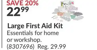 Princess Auto Large First Aid Kit offer