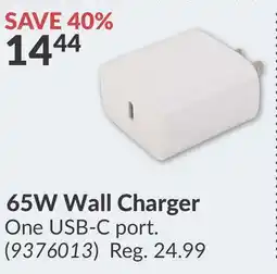 Princess Auto 65W Wall Charger offer