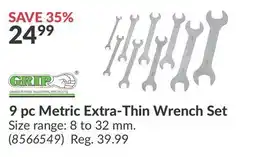 Princess Auto 9 pc Metric Extra-Thin Wrench Set offer