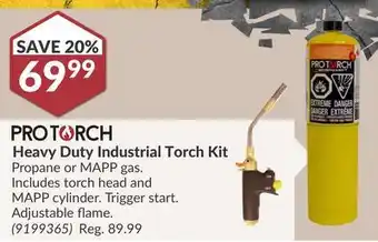 Princess Auto Heavy Duty Industrial Torch Kit offer