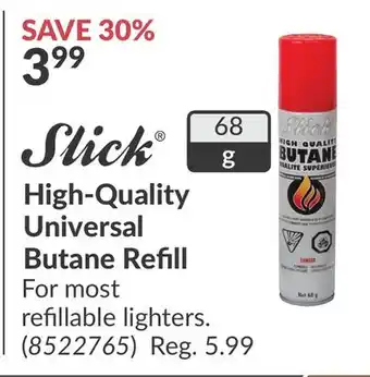 Princess Auto High-Quality Universal Butane Refill offer