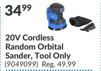 Princess Auto 20V Cordless Random Orbital Sander, Tool Only offer