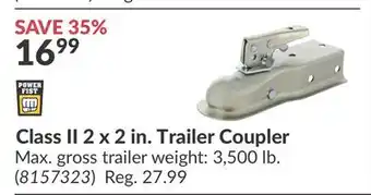 Princess Auto Class II 2 x 2 in. Trailer Coupler offer