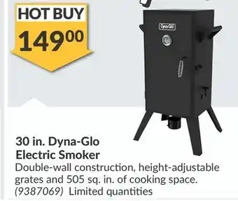 Princess Auto 30 in. Dyna-Glo Electric Smoker offer