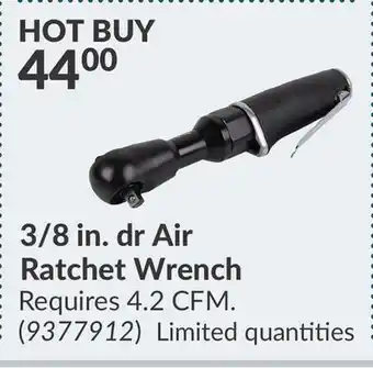 Princess Auto 3/8 in. dr Air Ratchet Wrench offer