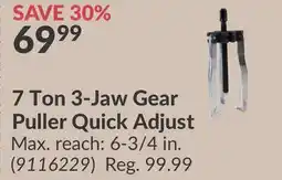 Princess Auto 7 Ton 3-Jaw Gear Puller Quick Adjust offer